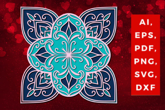 3D Multi-layered Mandala SVG Cut File Review