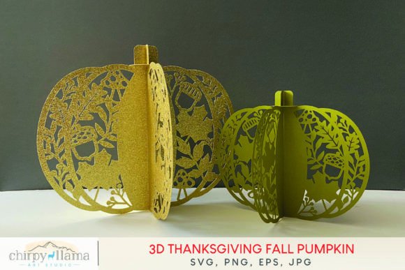 3D SVG Shapes for Thanksgiving Decor: The Pumpkin Centerpiece Review