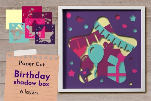 Birthday 3D Layered Shadow Box Svg Review