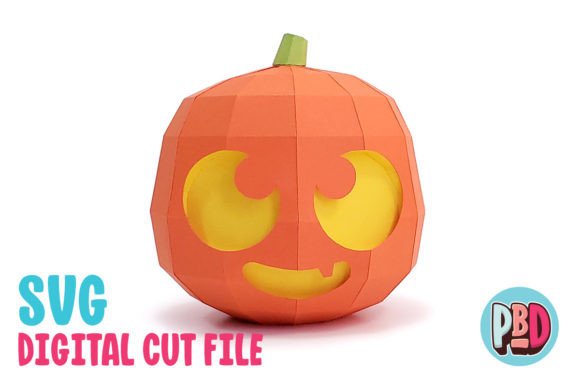 Cute Pumpkin 3D SVG Design: A Versatile Shape for Creative Branding