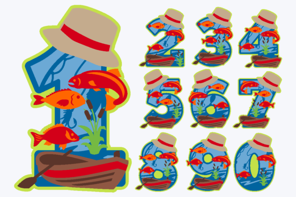 Lake Numbers 3D SVG Review for Brand Design