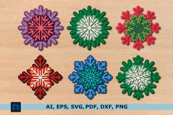 Layer 3D Snowflake SVG Review: A Festive Design for Real Projects