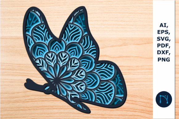 Layer Butterfly Paper Cut Mandala 3D SVG Review for Branding