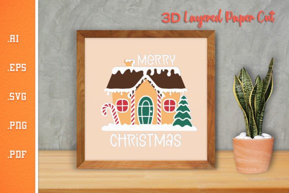 Merry Christmas House - 3D Paper Cut 3: A Review for Blog Designers