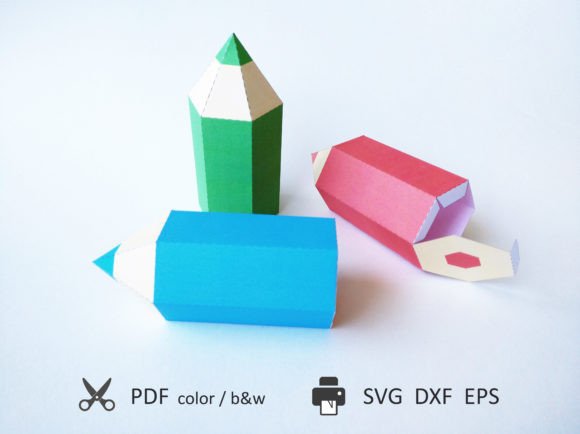 Pencil Gift Box 3D SVG Review for Real Embroidery Projects